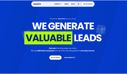 Leadopo lead generation platform — custom Framer build with dynamic CMS and pipeline flows